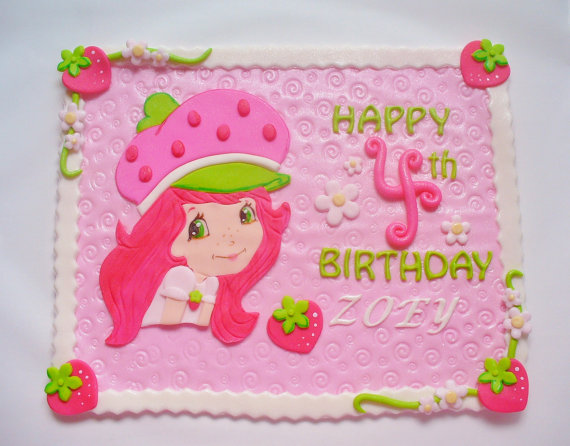 Strawberry Shortcake Sheet Cake