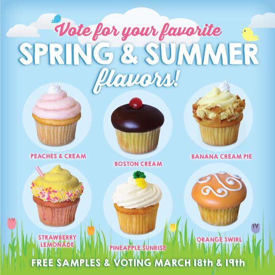 Summer Cupcake Flavors