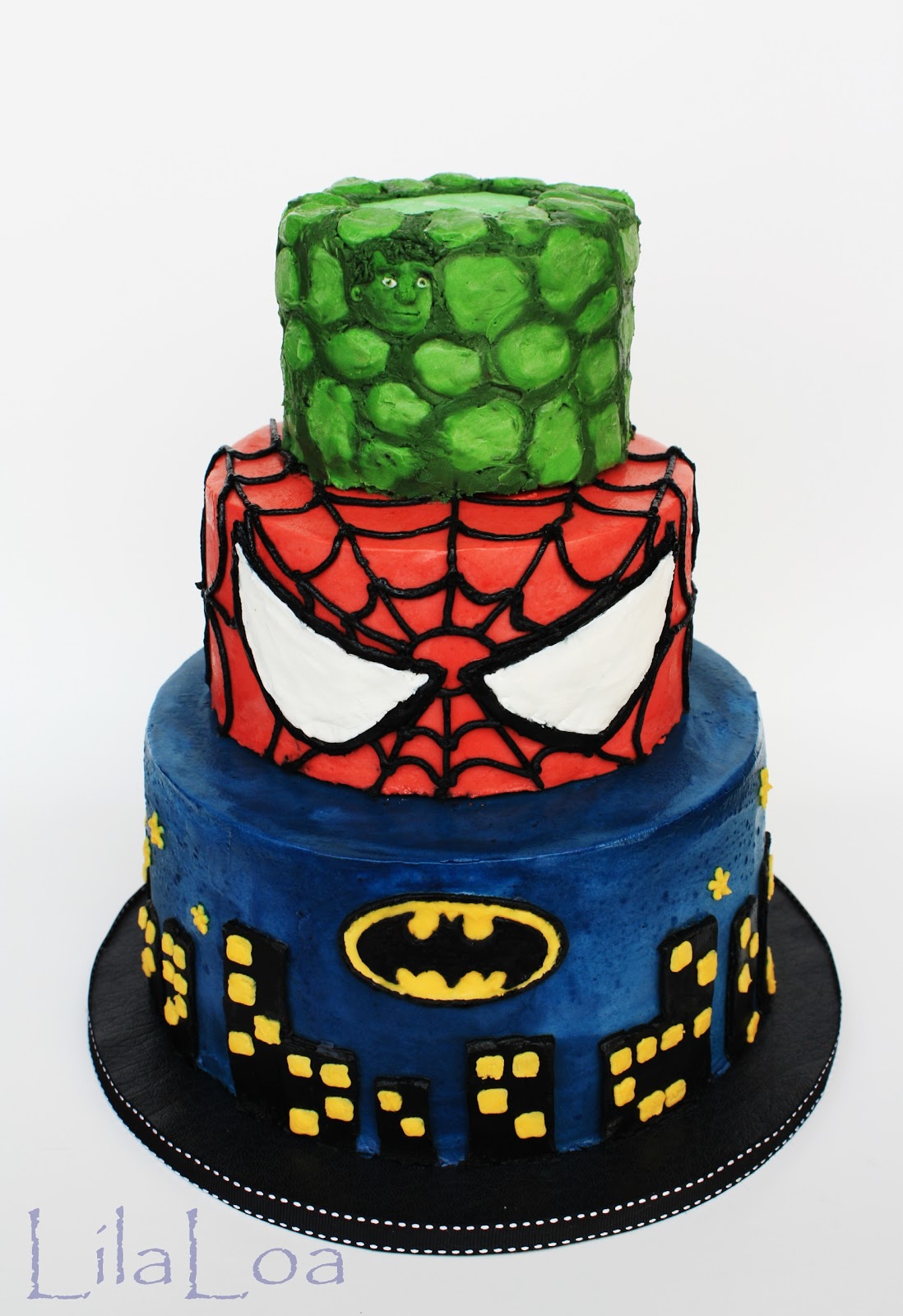 Super Hero Birthday Cake