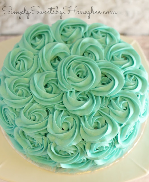 Swirl Rose Cake Tutorial