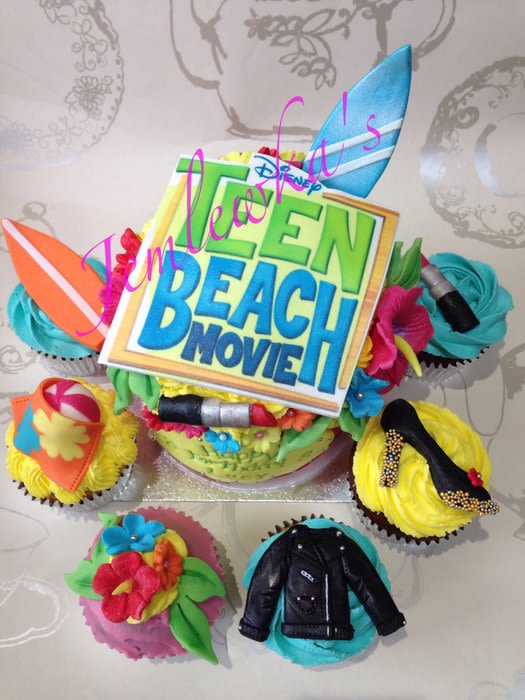 Teen Beach Movie Cake Ideas