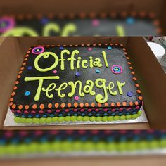 Teenager 13th Birthday Cake Ideas