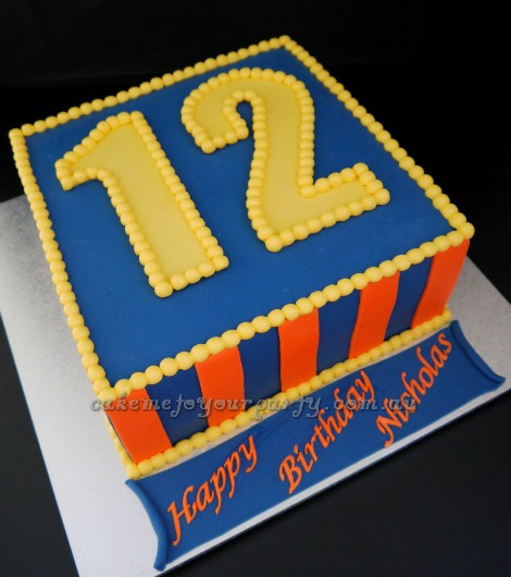 5 Photos of 12 Years Boys Birthday Cakes