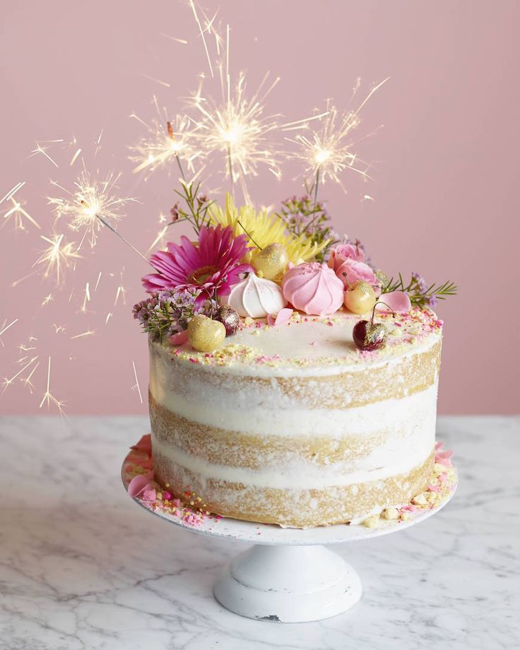 The Ultimate Naked Birthday Cake | Layers