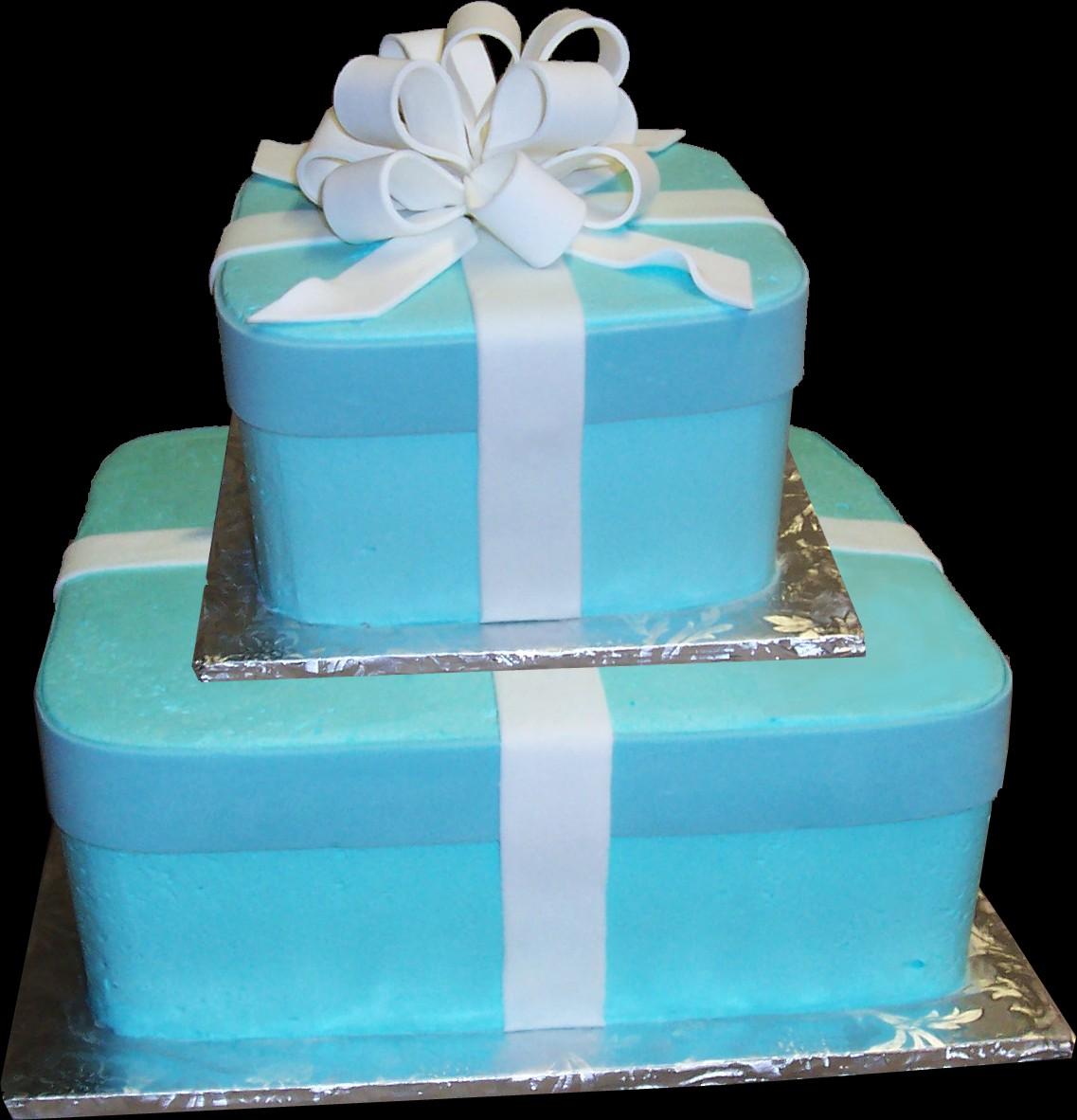 Tiffany Blue Birthday Cake