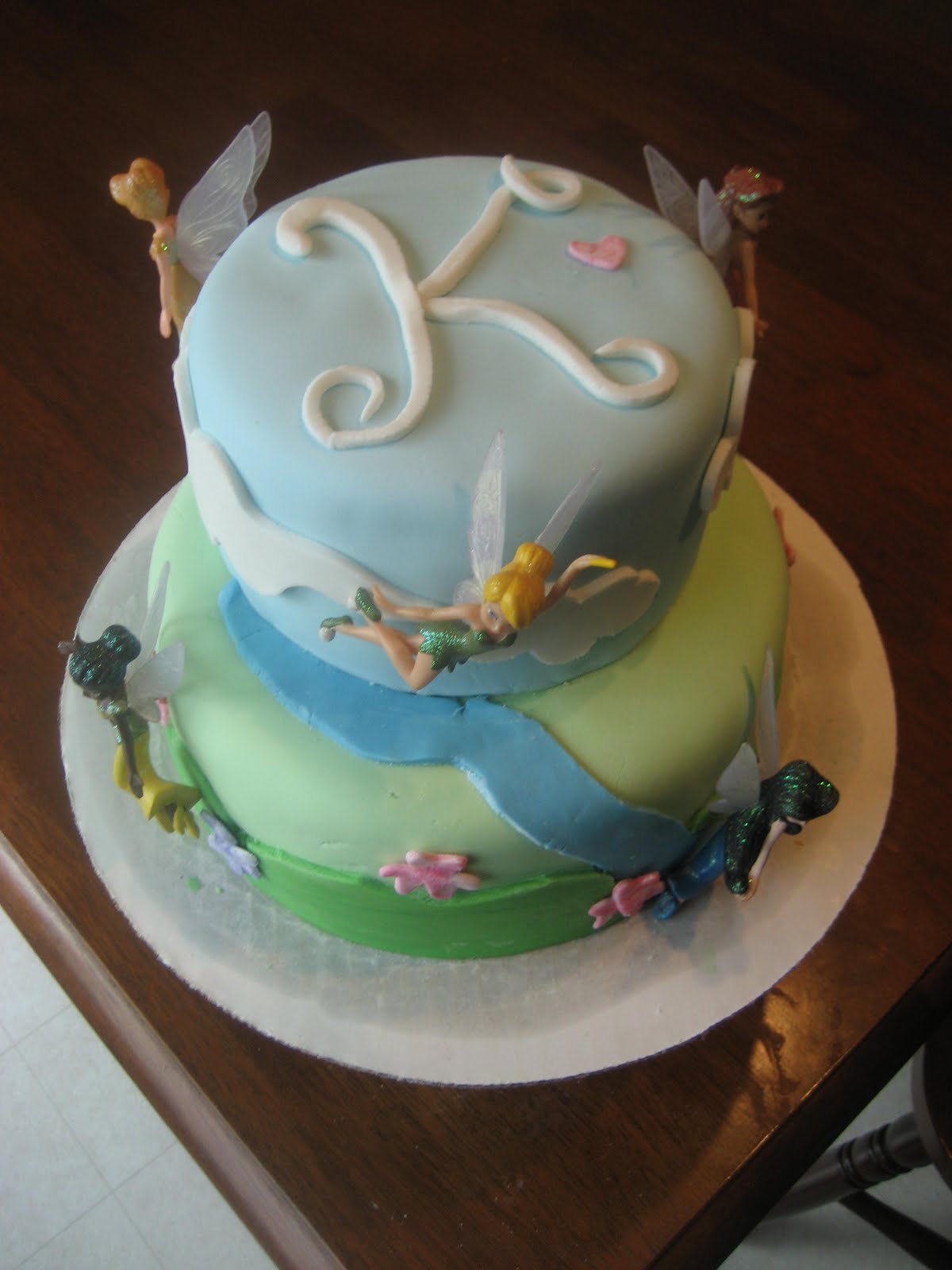 Tinkerbell Pixie Hollow Birthday Cake