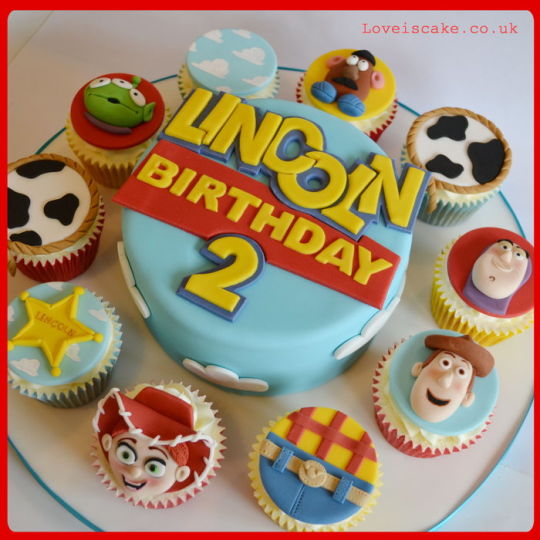 Toy Story Cake and Cupcakes