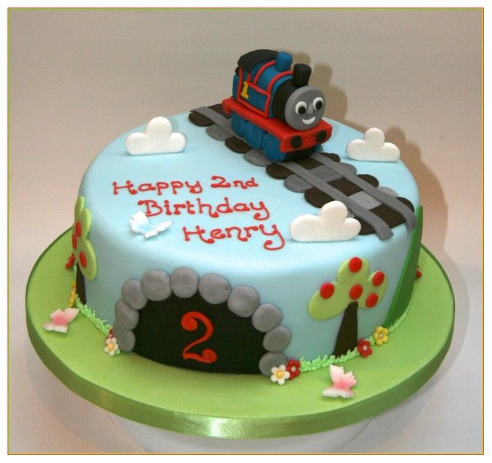 Train Birthday Cake