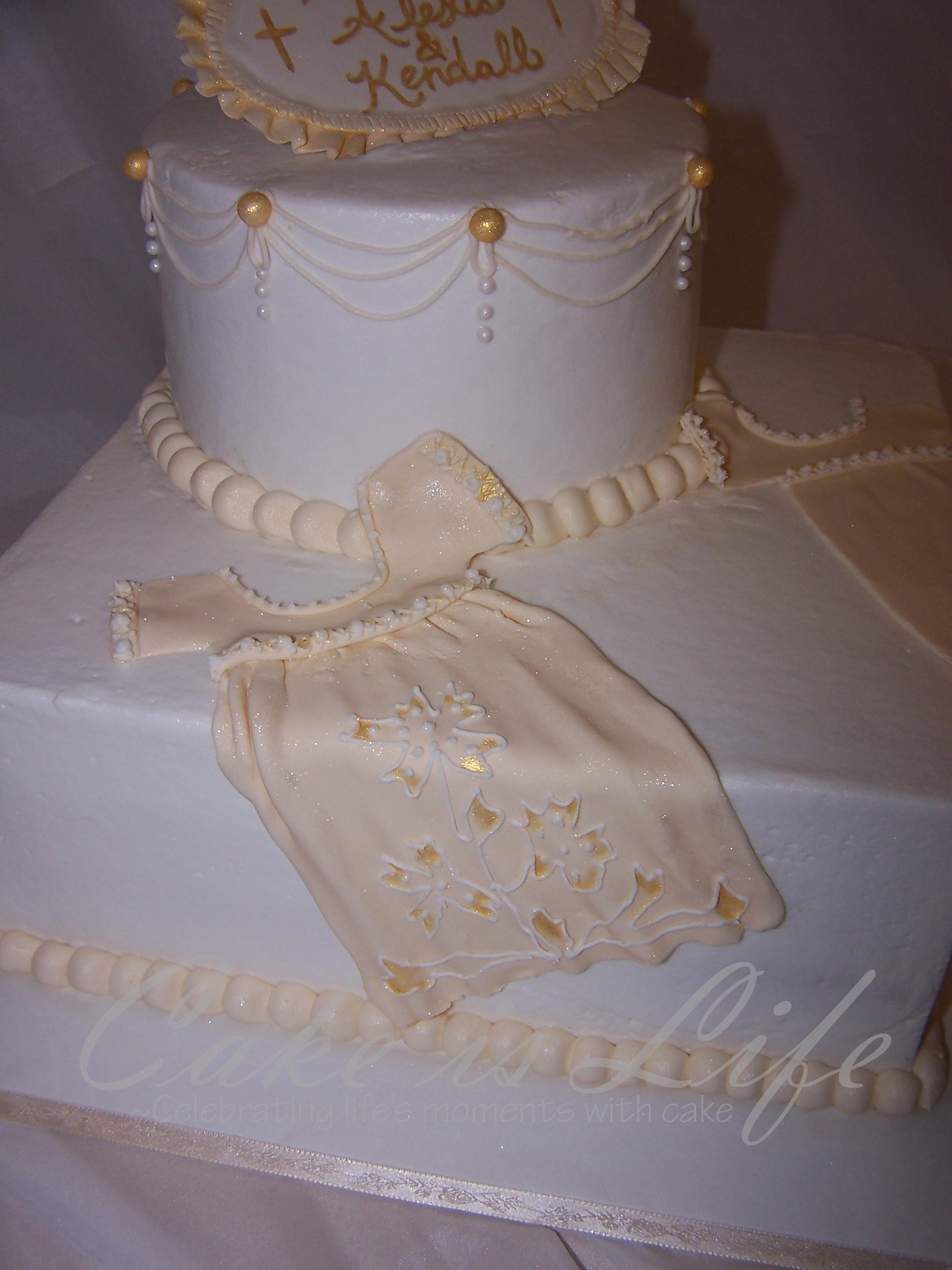 Twin Baby Shower Cake