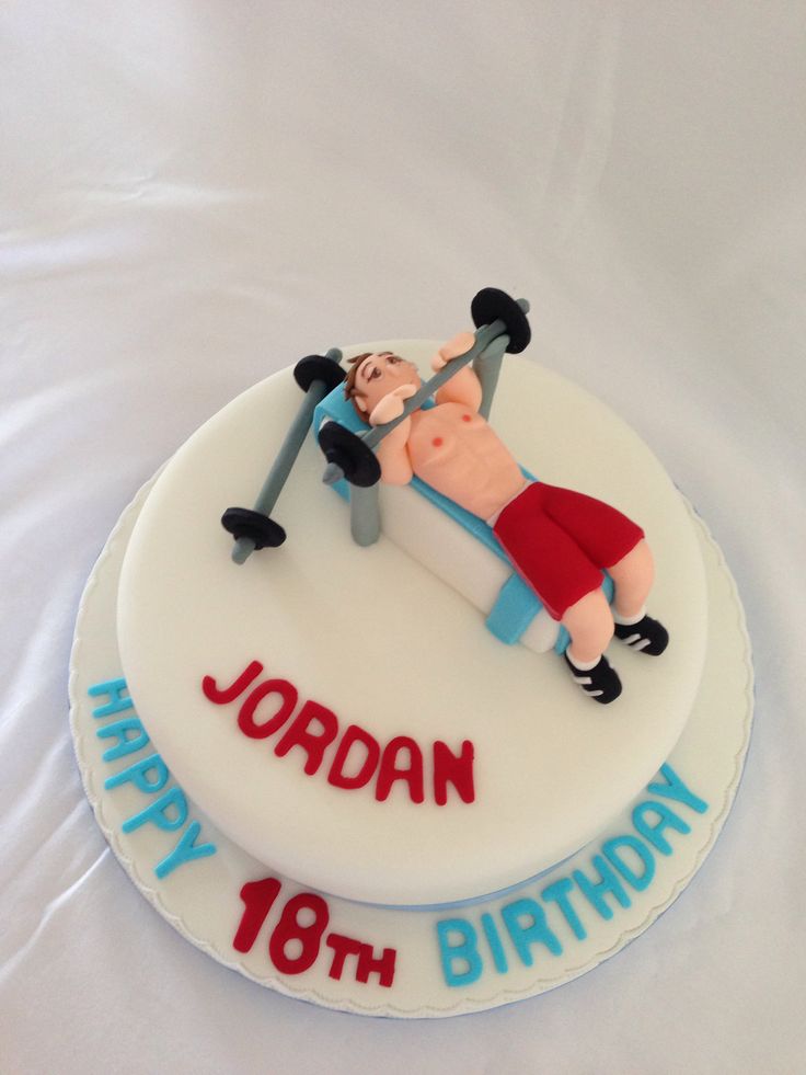 8 Weight Lifting Gyms For Cakes Photo Weight Lifting Birthday