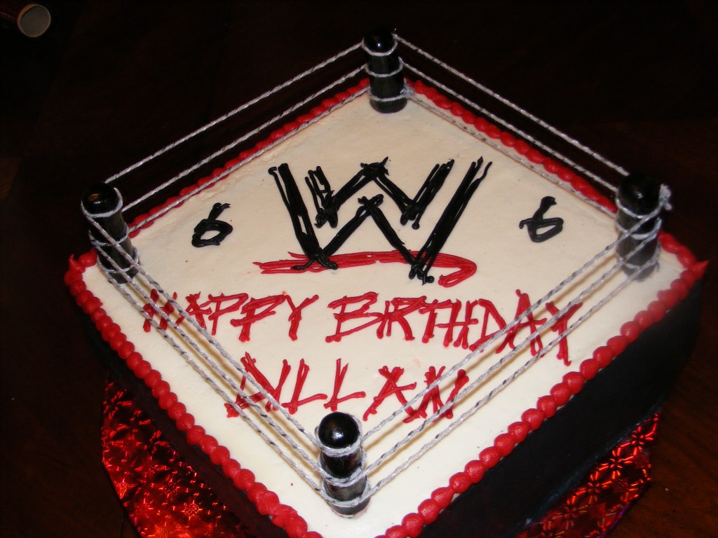 WWE Birthday Cake