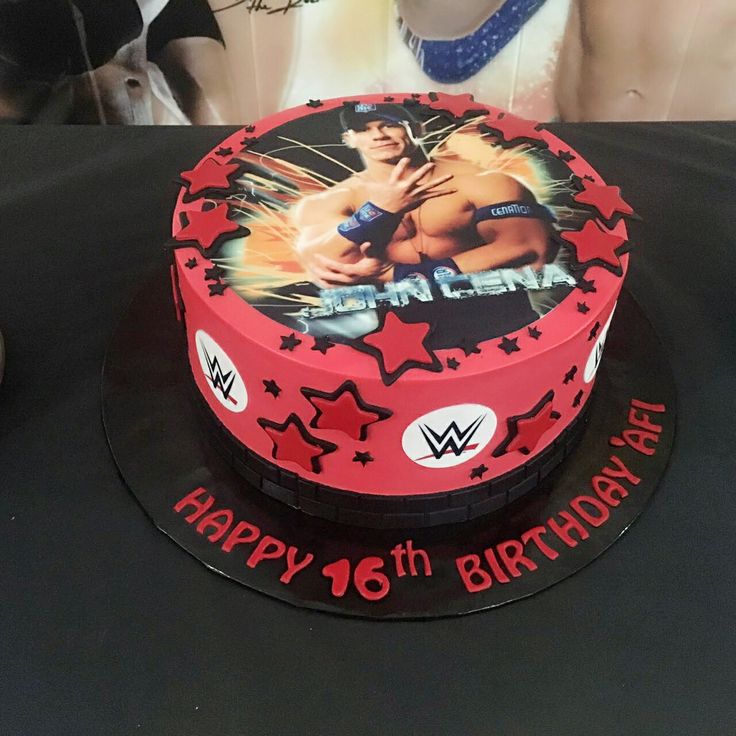 WWE Wrestling Birthday Cake Ideas