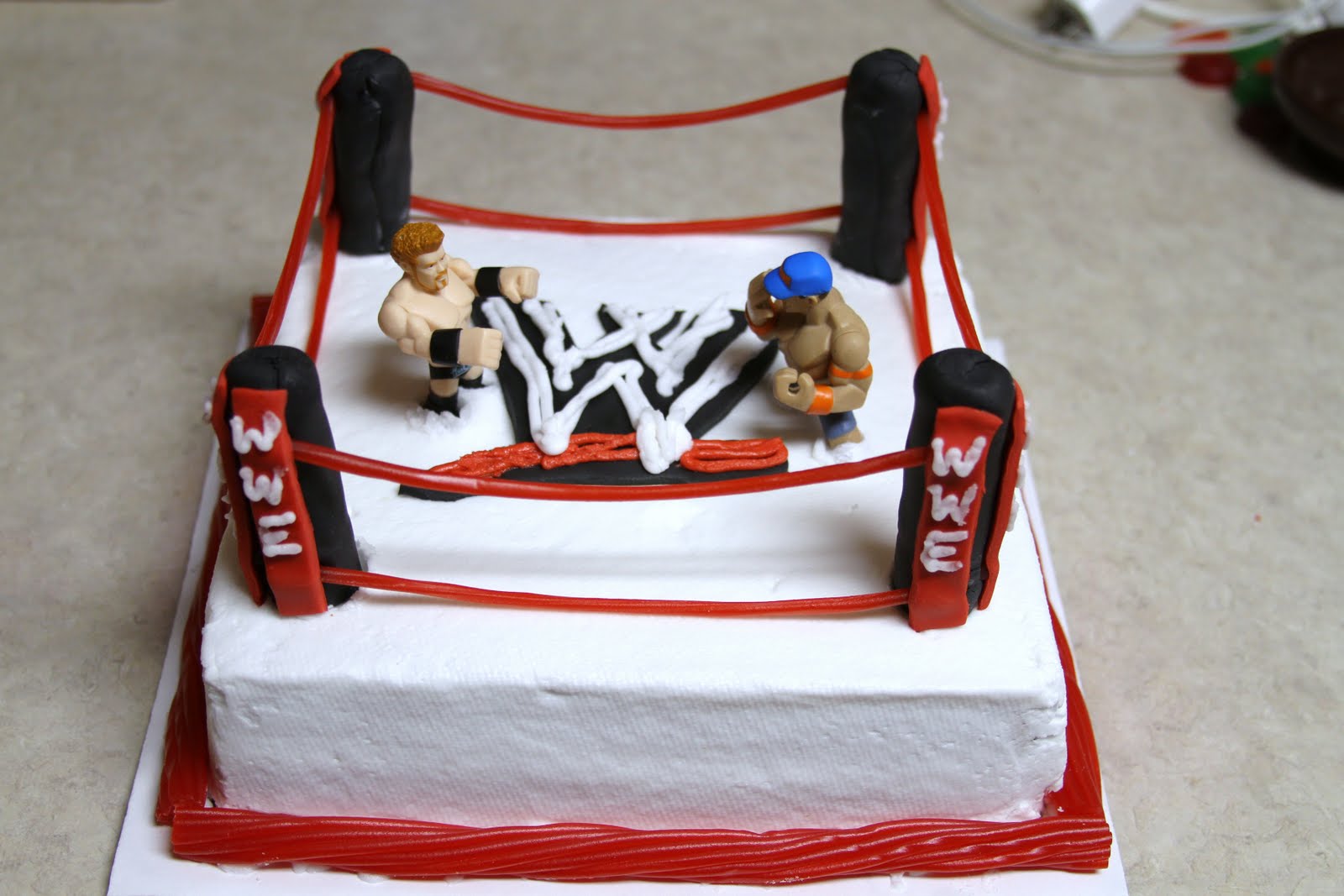 WWE Wrestling Birthday Cake Ideas