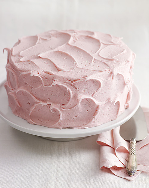 10 Photos of Pink Buttercream Frosted Cakes