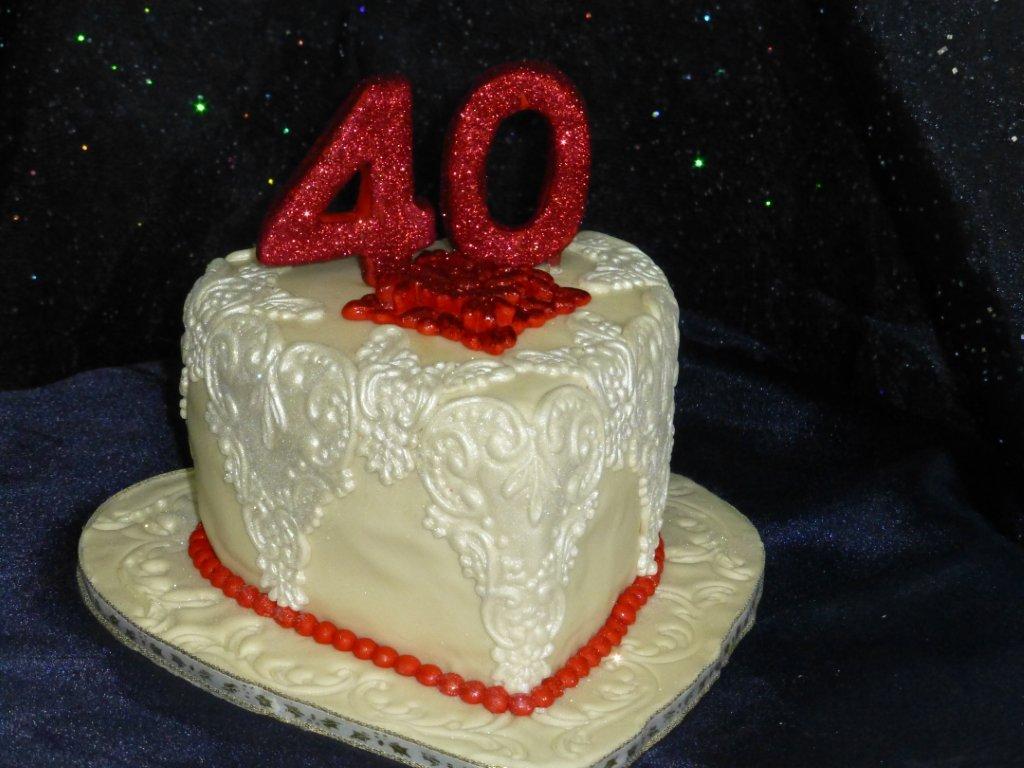 40th Anniversary Cake