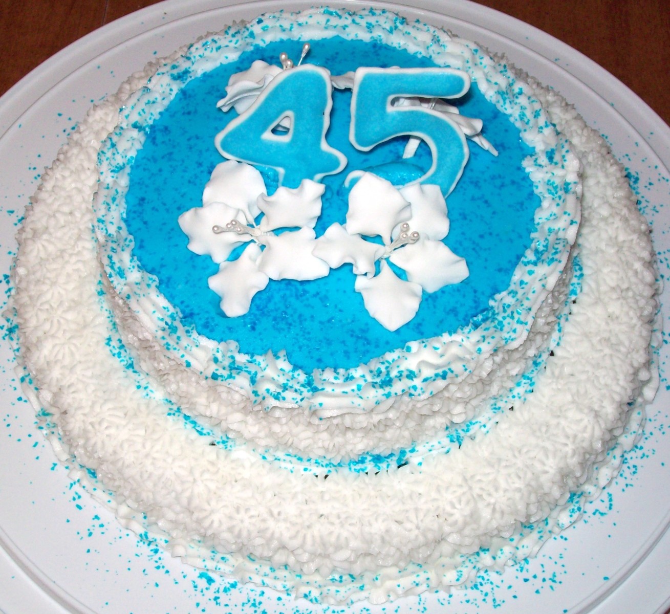 45th Wedding Anniversary Cake Ideas