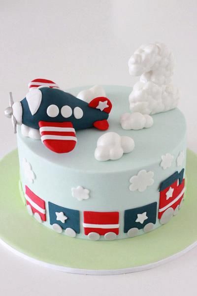 Airplane Birthday Cake