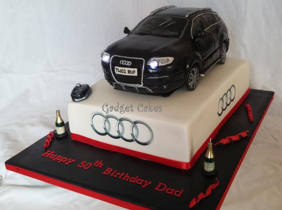 Audi Car Birthday Cake