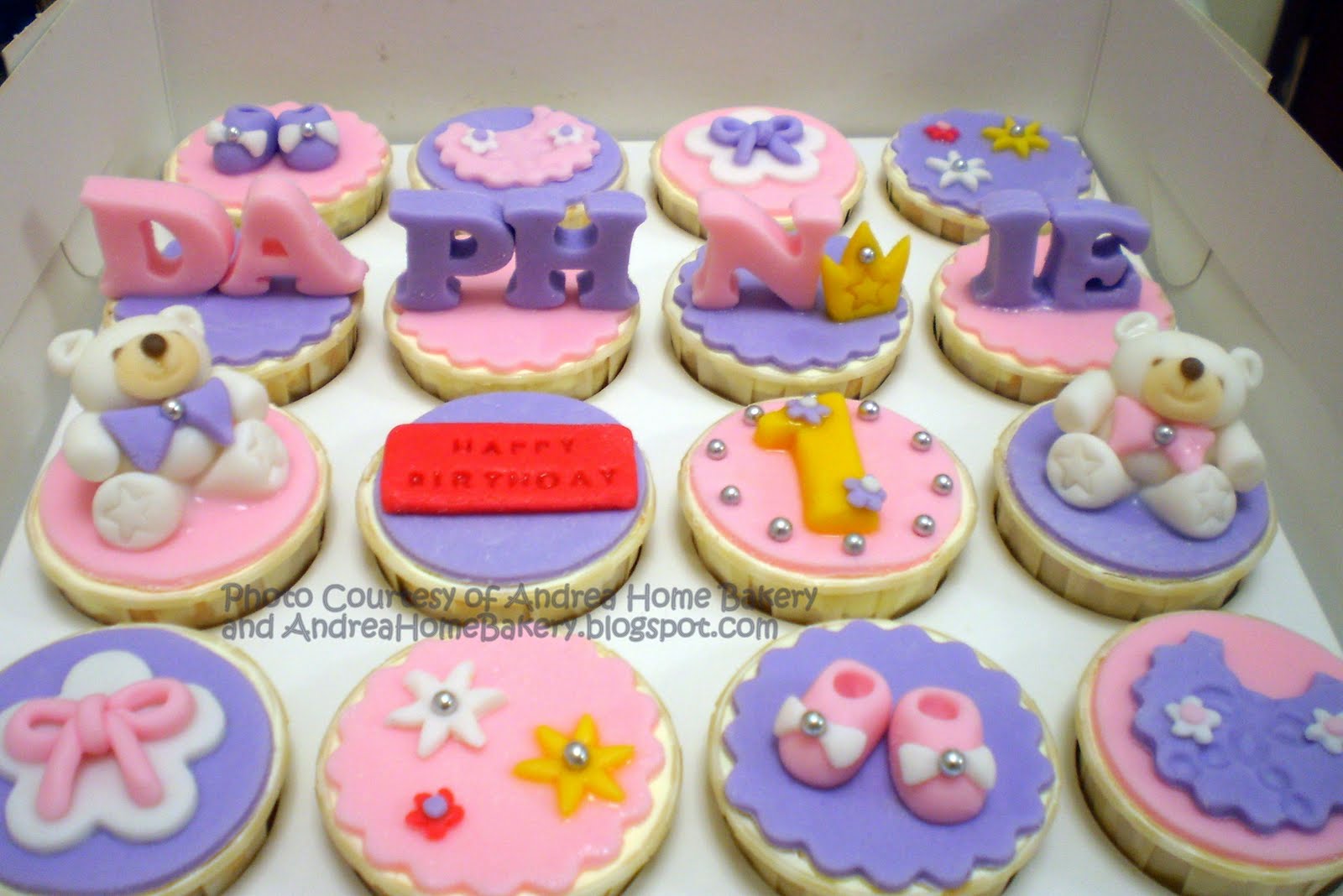 10 Photos of Bday Cupcakes For Baby Girl