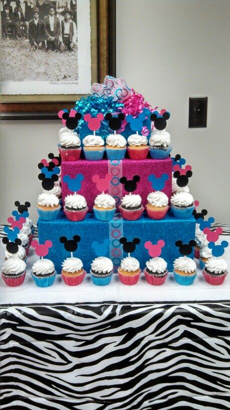 Baby Mickey and Minnie Gender Reveal