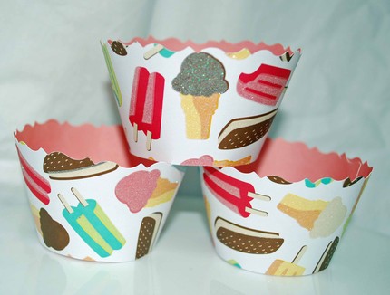 Back to School Cupcake Wrappers