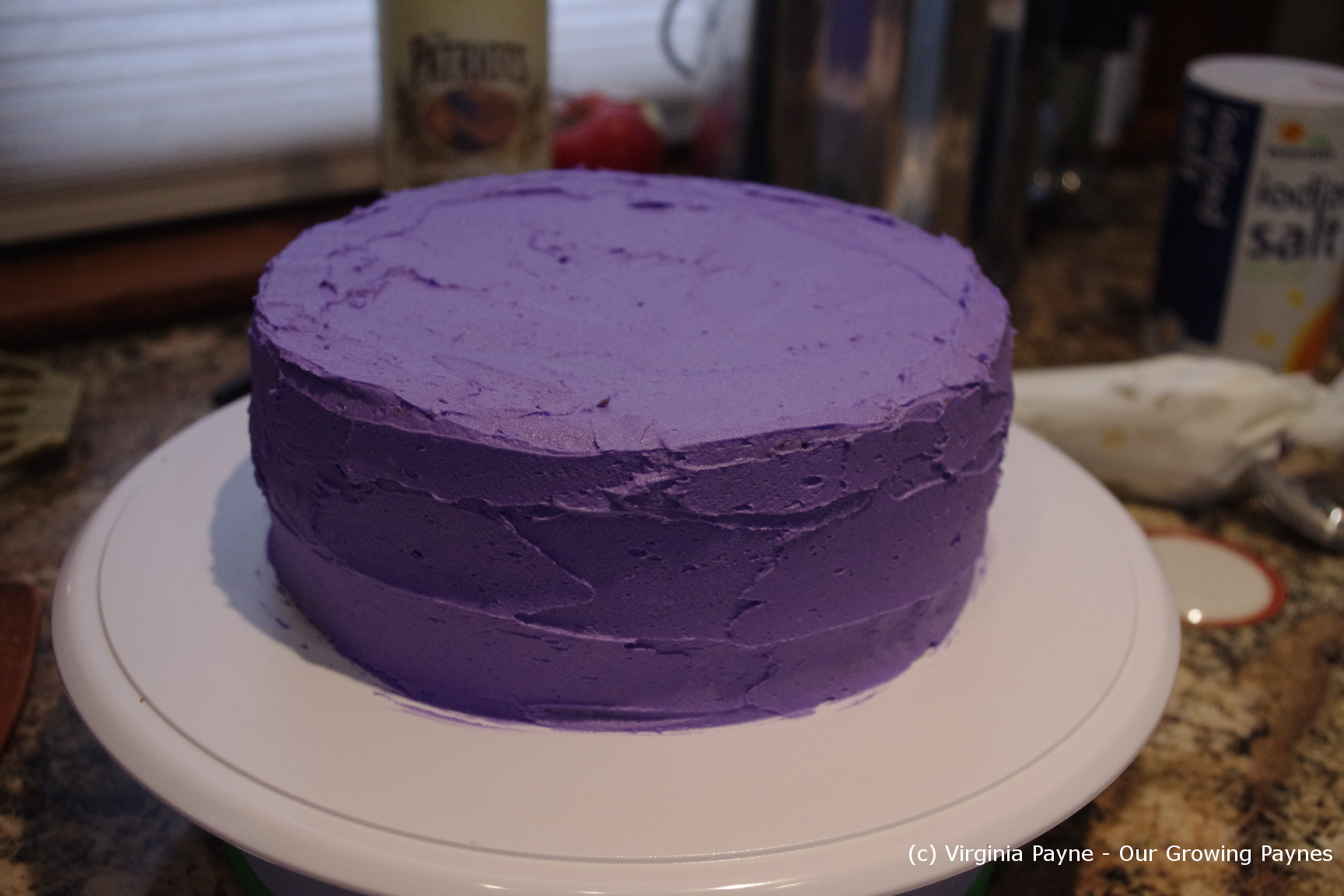 8 Photos of Birthday Cakes With Purple Icing