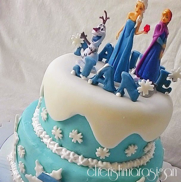 Birthday Cake for 7 Year Old Frozen Girl