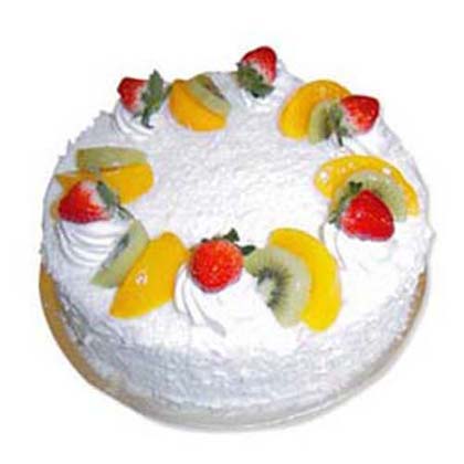 Birthday Cakes Decorated with Fruit and Flowers