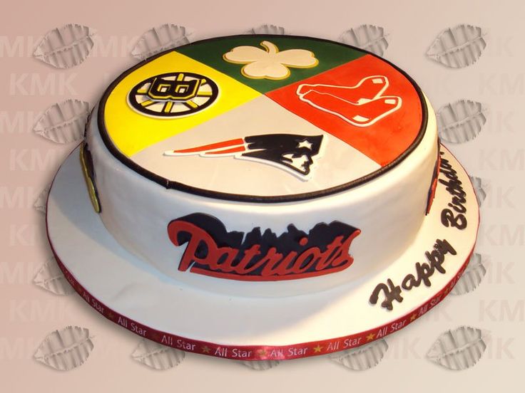 Boston Patriots Birthday Cake