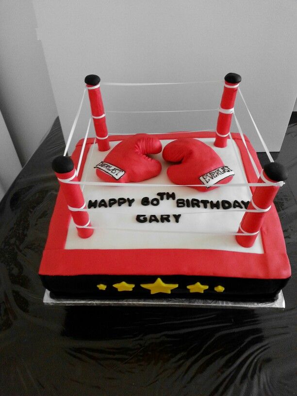 Boxing Ring Cake