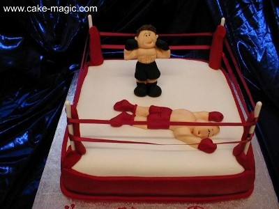 Boxing Ring Cake