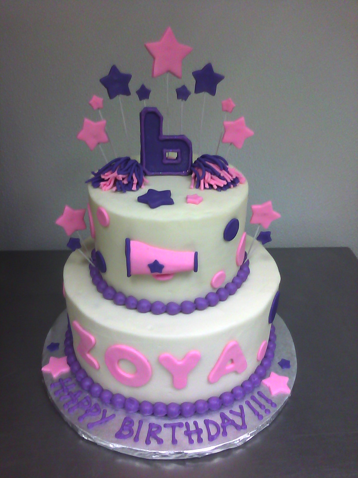 Cheerleading Birthday Cake