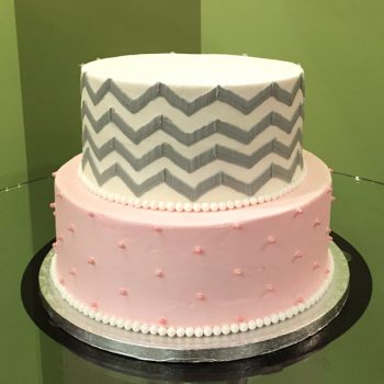 Chevron Tiered Cake