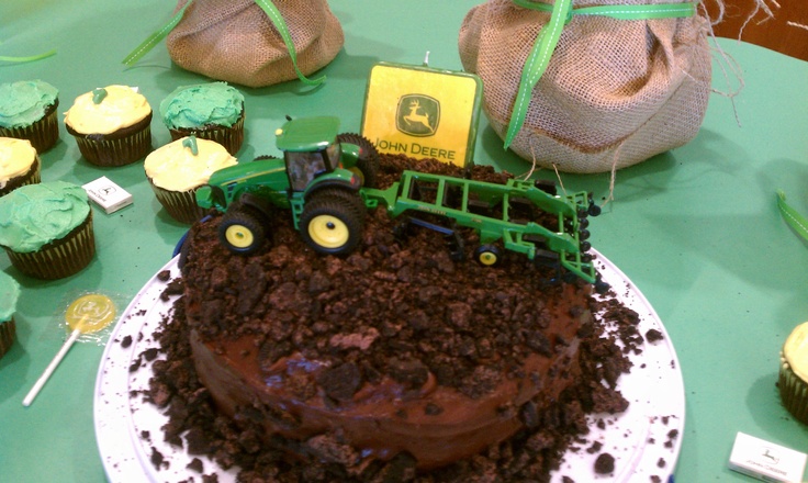 Chocolate Tractor Birthday Cakes