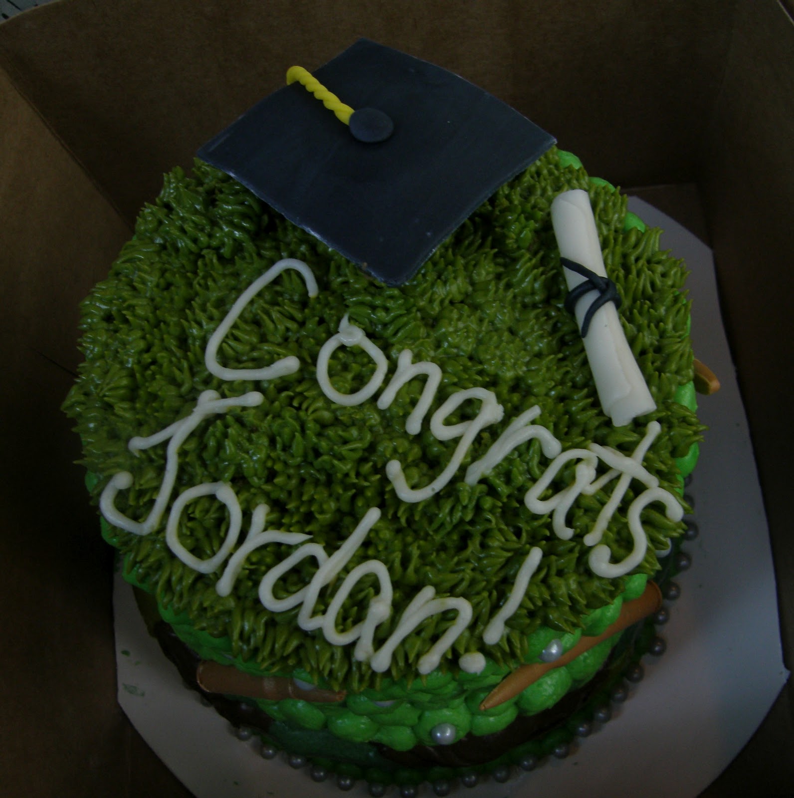 Country Boy Graduation Cake