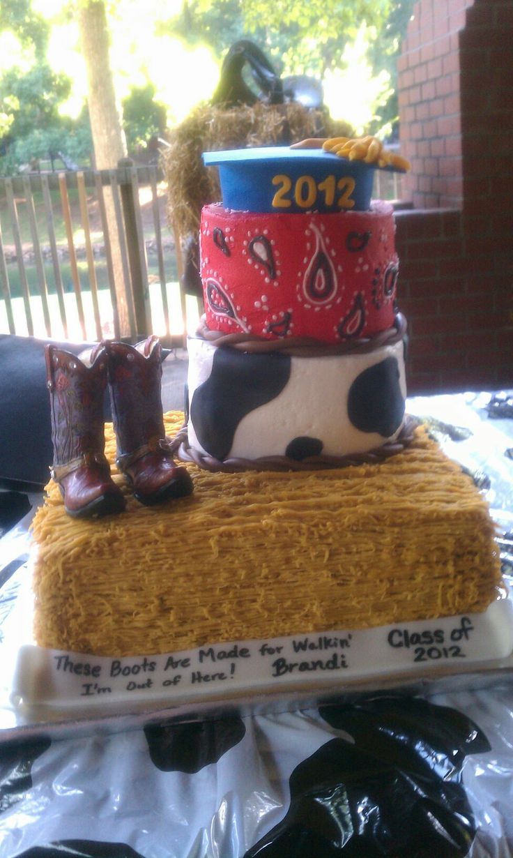 Country Graduation Cake Ideas