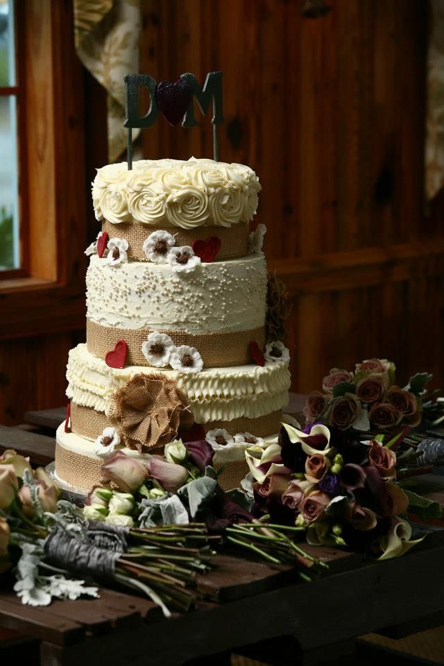 8 Heart Shaped Wedding Cakes Country Style Photo Personalized