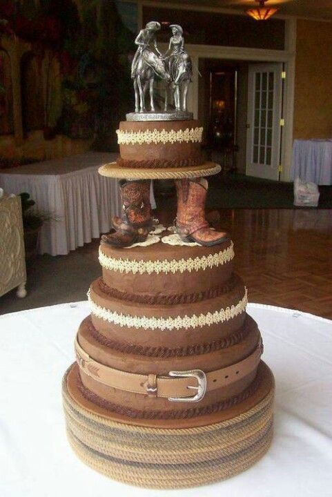 Country Western Wedding Cakes