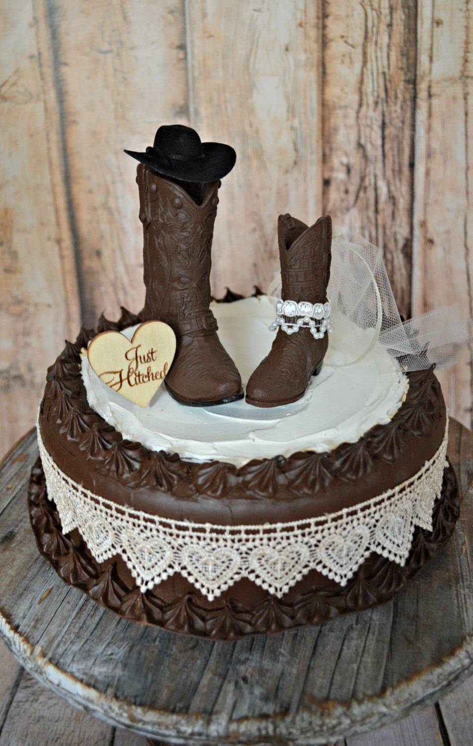 Cowboy Boots Wedding Cake