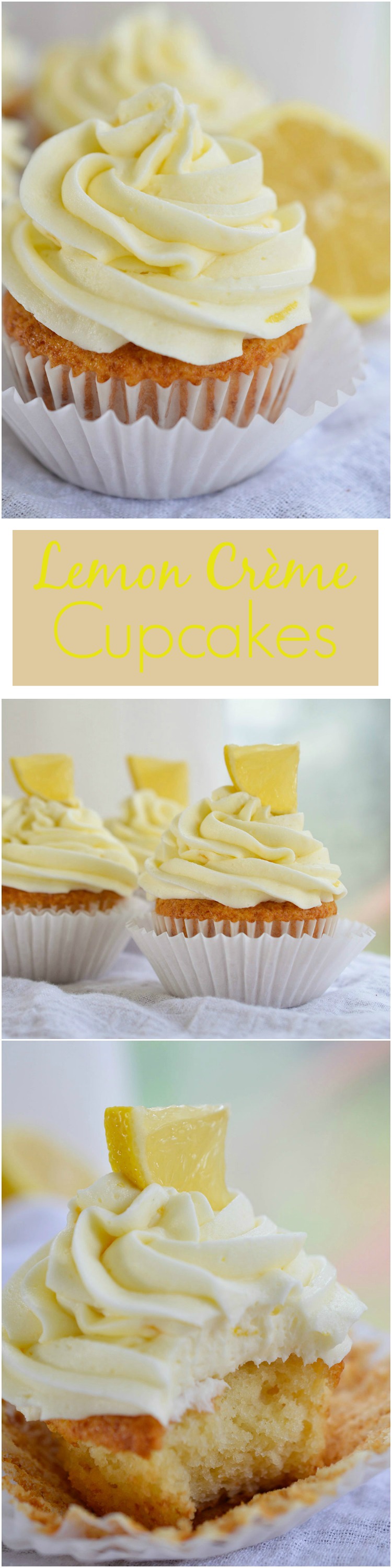 Cupcakes with Lemon Pie Filling