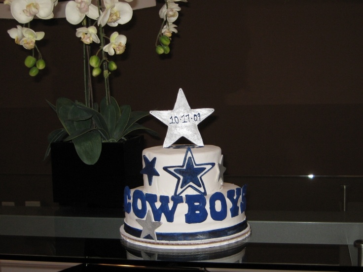 Dallas Cowboy Grooms Cake Wedding