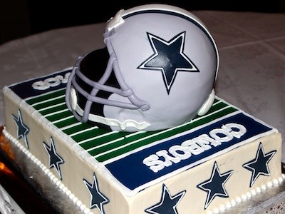 Dallas Cowboys Birthday Sheet Cake