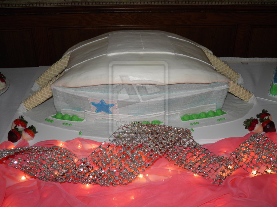 Dallas Cowboys Stadium Cake