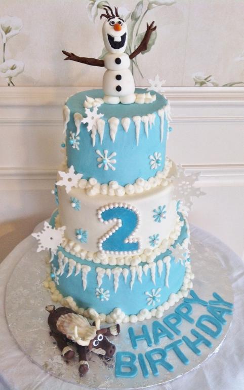 Disney Frozen Buttercream Cake