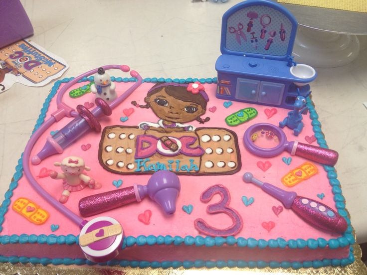 Doc McStuffins Birthday Cake