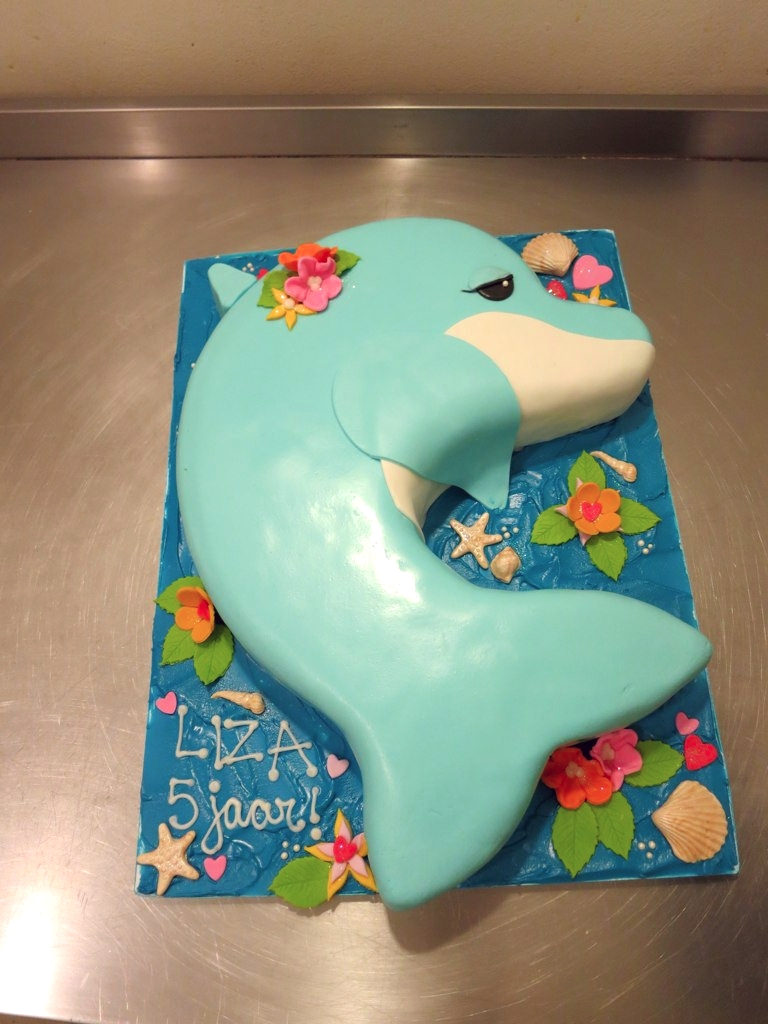 Dolphin Birthday Cake