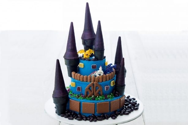 Dragon Castle Cake