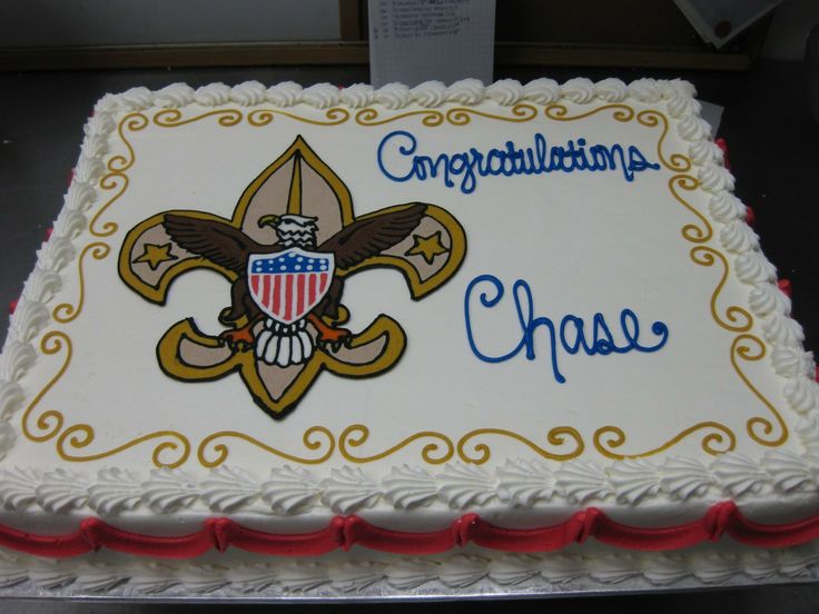 Eagle Scout Cake