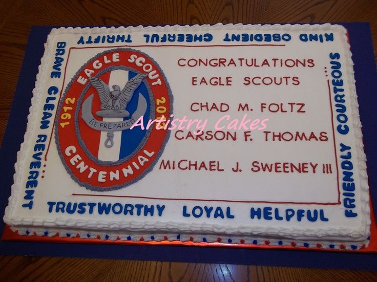 Eagle Scout Cake