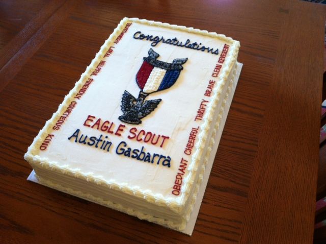 Eagle Scout Sheet Cake